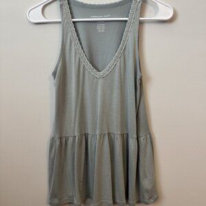 American Eagle soft & sexy sueded sage green tank Size Extra Small (XS)